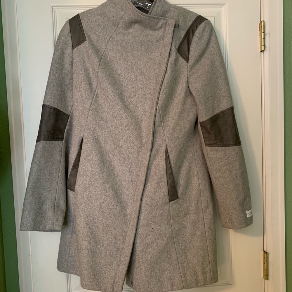 Calvin Klein Small Modern Gray Coat